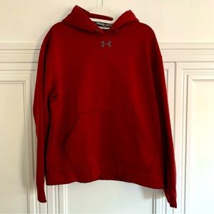Under Armour Unisex Hoodie Size M in Burgundy Red
